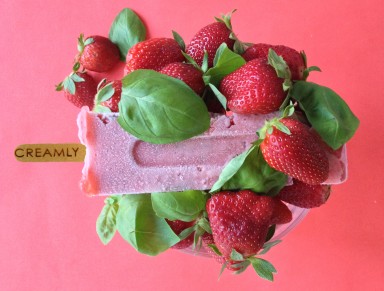 Food Creamly Fairgrounds Strawberry Sorbet