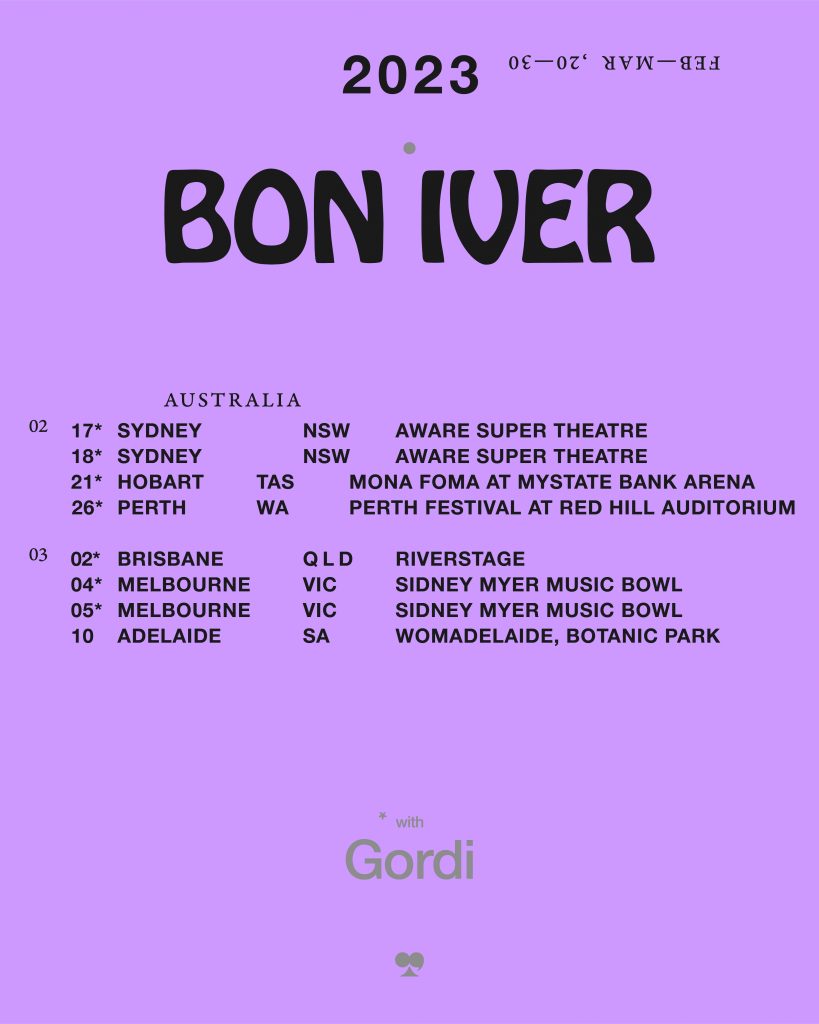 BON IVER · Handsome Tours