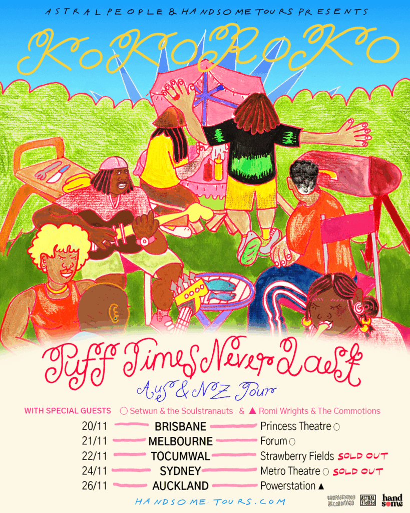 Koko Roco Band KOKOROKO · Handsome Tours